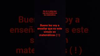matemáticas (factorial)