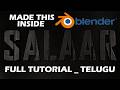 Salaar Title Card Animation _ Full Tutorial in Telugu _ Sumanth 2122