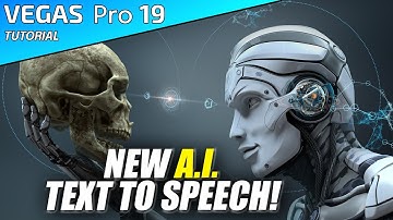 VEGAS Pro 19 - NEW Text To Speech A.I. Feature Complete Overview! - 👨‍🏫#140