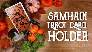 Samhain Season Tarot Holder: Craft a Spooky Autumn Display - Magical Crafting