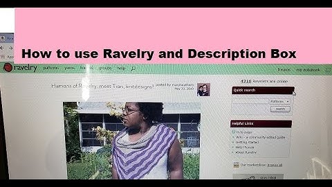 How to use Ravelry: basic tutorial