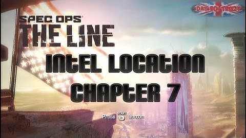 Spec Ops: The Line - Chapter 7 - Intel Locations