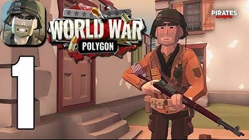 World War Polygon:WW2 shooter - Gameplay Walkthrough Part 1🔥(iOS,Android)