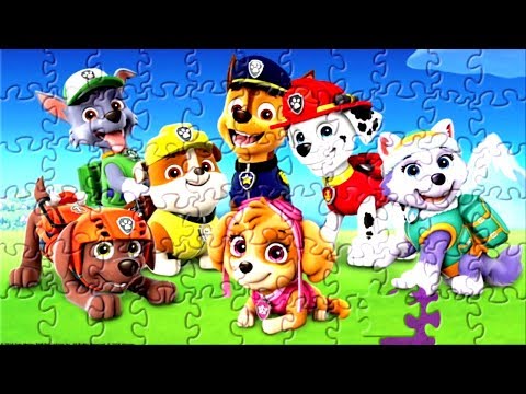 Jogo de Quebra-Cabeça da Patrulha Canina videos para crianças de Brinquedos Quebra  Cabeça infantil 