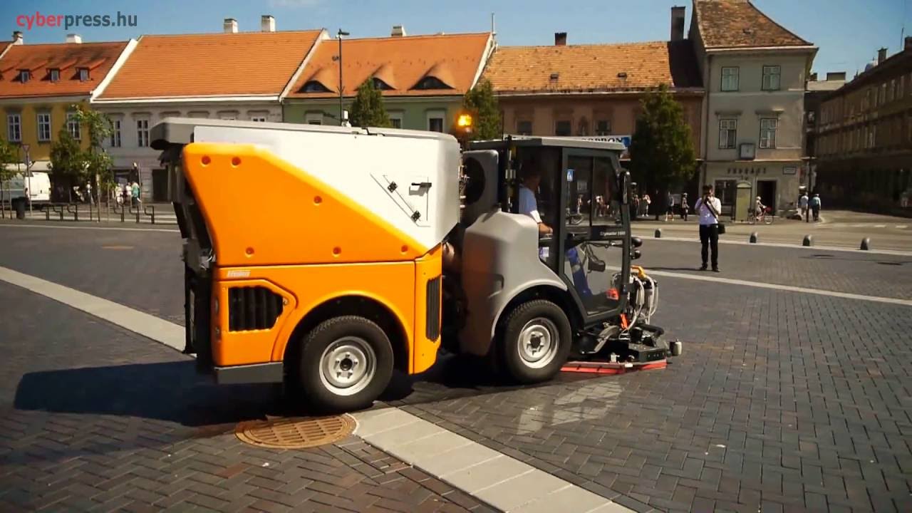 Hako Citymaster és Glutton tisztítógépek a Sopron Holding flottájában