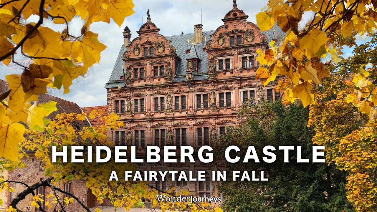 Гейдельбергский замок осенью 🇩🇪🍁 Полная экскурсия [4k]