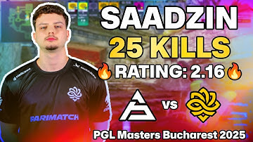 💥 SAADZIN POV: ANCIENT AWP DESTRUCTION vs SAW! | SEMI FINAL PGL Masters Bucharest 2025
