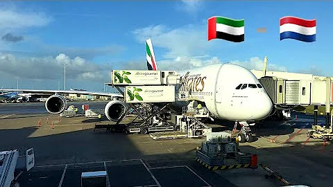 TRIP REPORT | EMIRATES | Wonderful flight! | DUBAI - AMSTERDAM | AIRBUS A380