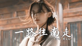 黄文文 - 一路往南走 (抖音热播DJ版)『七八岁时 扛起了锄头，此后许多个春秋 为庄稼守候，小小的村庄里 有喜也有忧』【2k25抖音火流行歌曲推荐TikTok】『动态歌词MV』