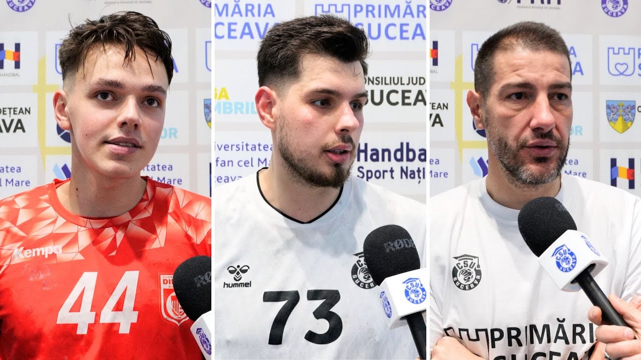 DECLARAȚII CSU Suceava - Dinamo: 27-42 (Daniel Stanciuc, Eduard Iordachi și Bogdan Șoldănescu)