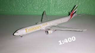 Emirates B777 1:400 Papercraft Tutorial (Little_Model_Airport)