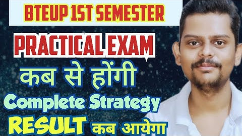 BTEUP 1st Semester Practical Exam Date (Practical Exam कब से होंगे)#bteup #polytechnic #exam
