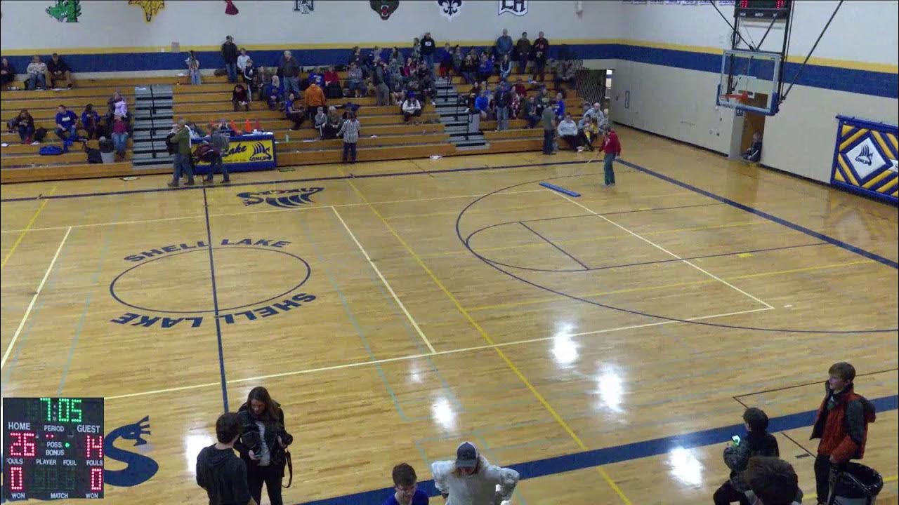 Shell Lake High School vs Frederic High School Mens Varsity Basketball