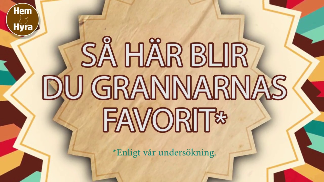 S Blir Du Grannarnas Favorit YouTube