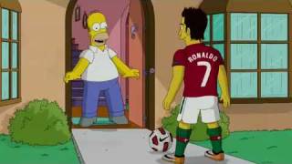 World Cup 2010 Cristiano Ronaldo Vs Homer Simpson