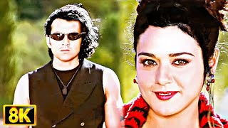 MERE KHWABON MEIN JO AAYE ((8K Video)) | Alka Yagnik, Bobby Deol &amp; Preity Zinta | 90s Romantic Song