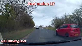 Angry Driver Reacts | It's green man | BMW tries to jump the queue🤬 | Red Corsa just gets in🤷‍♂️