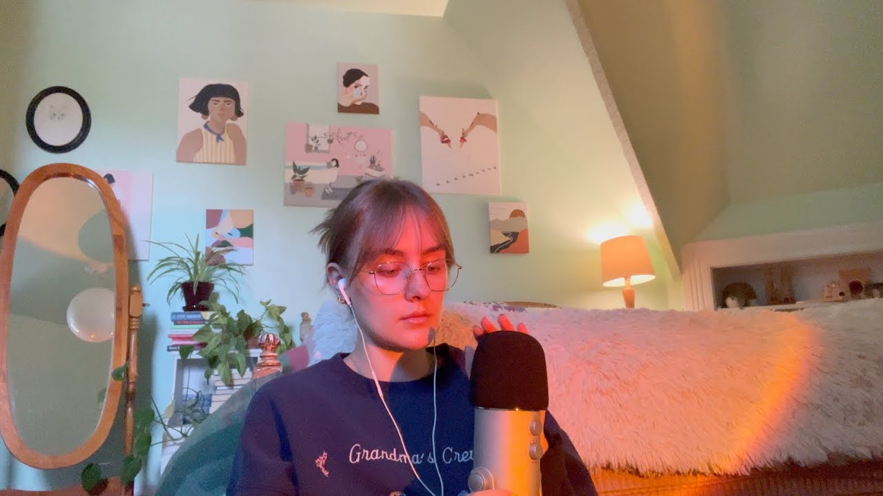 asmr w/ foam cover ♡ scratching, tapping, swirling, etc.