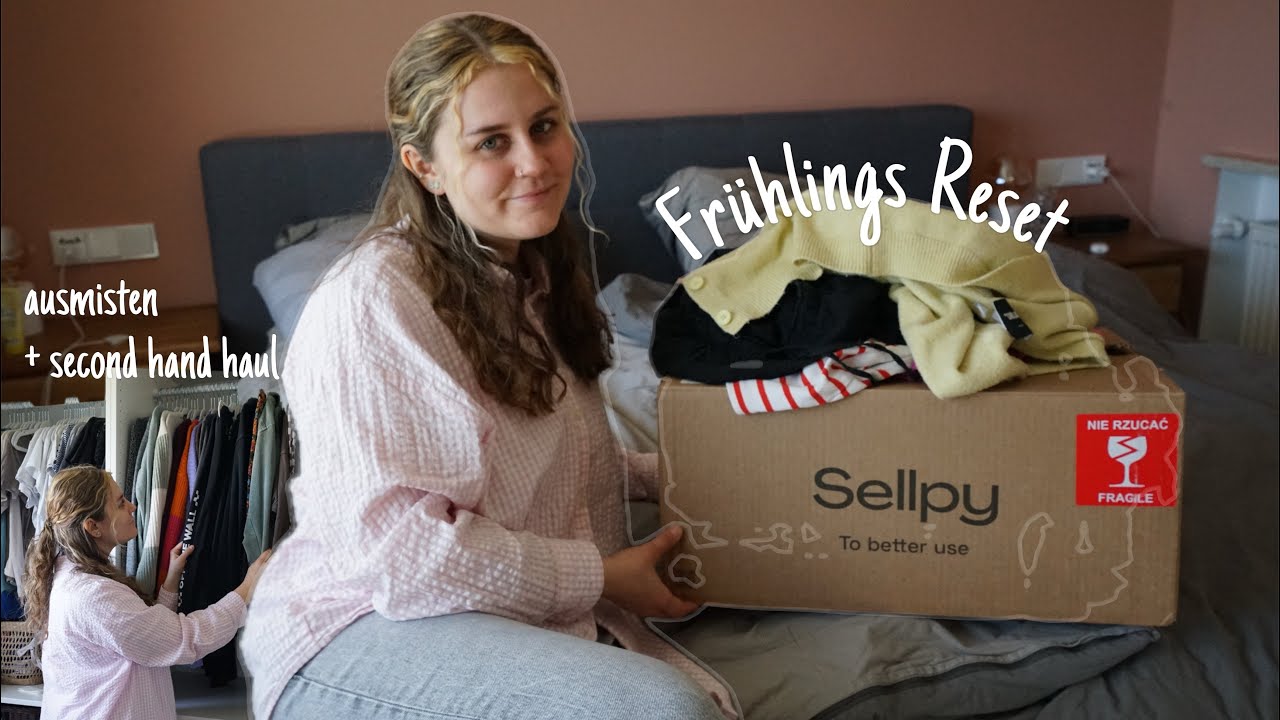 Spring Reset - Kleiderschrank ausmisten + Sellpy Second Hand Try on Haul🌷