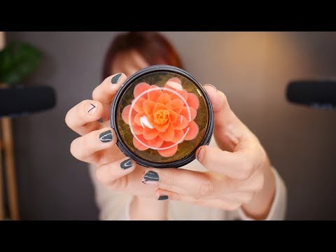 [ASMR] 꽃 곤약젤리 이팅 사운드 | 칼로 자르고 으깨보자! | Konjac jelly Eating sound |