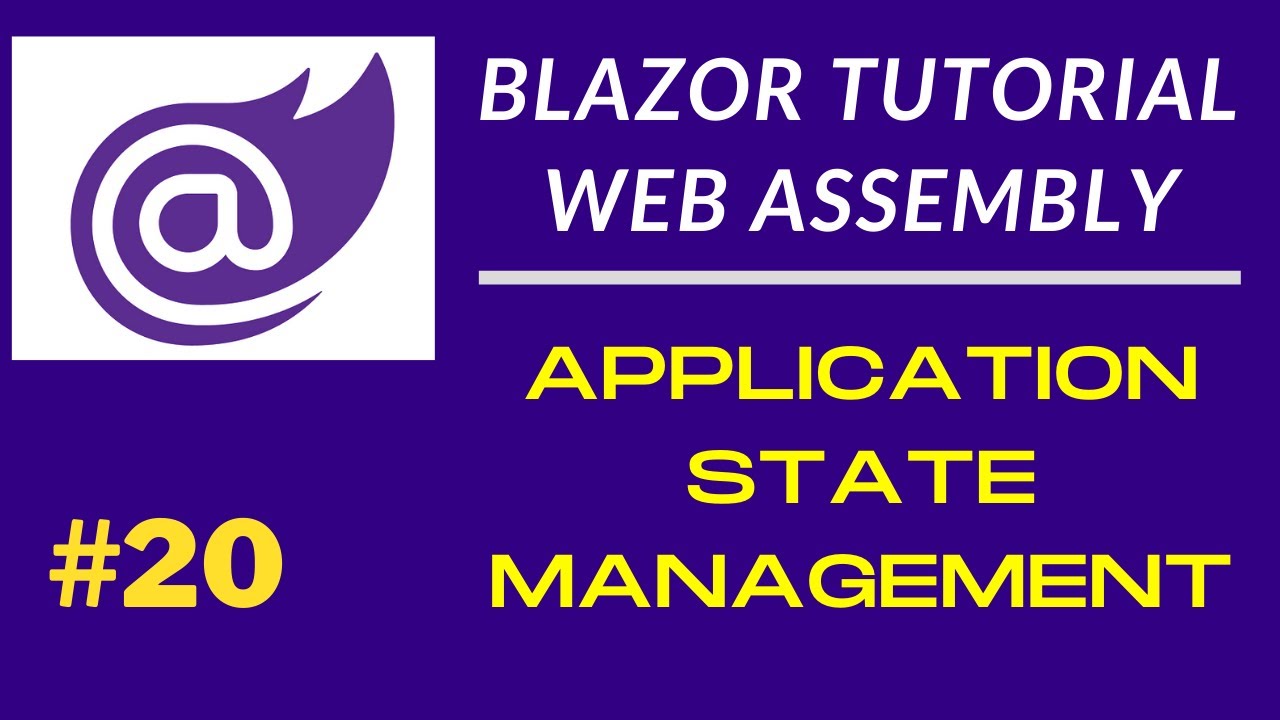 Blazor Application State Management - YouTube