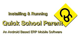 Step by Step guidance Installing & Running Quick School Parent App | Android-based school ERP App | screenshot 1