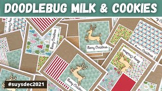28 SUPER QUICK CHRISTMAS CARDS | Doodlebug Milk & Cookies