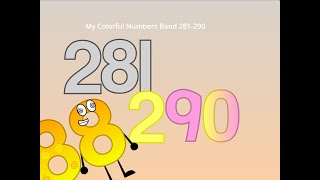 My Colorful Numbers Band 281-290