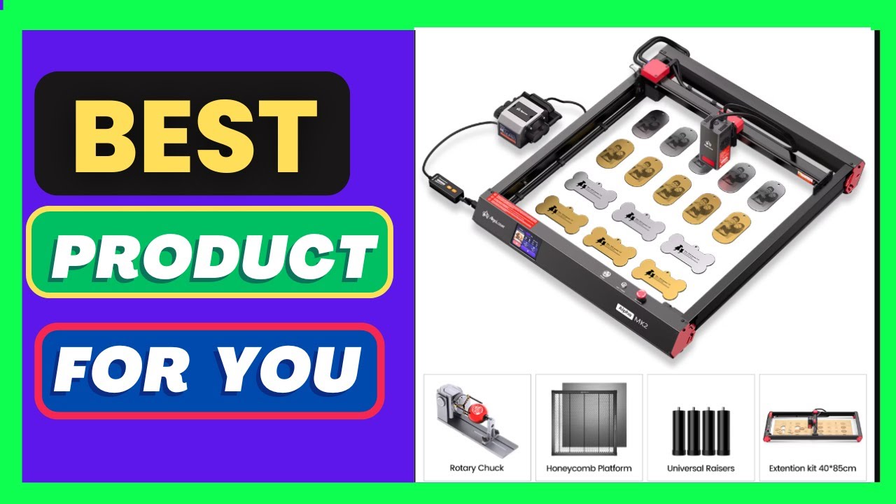 AlgoLaser Professional Higher Accuracy Laser Cutter Engraver