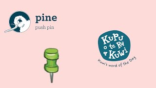 Day 145: pine - push pin