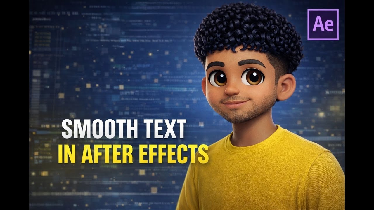 Smooth Text in After Effects – Easy Tutorial 💫 | Sam Thoughts - YouTube