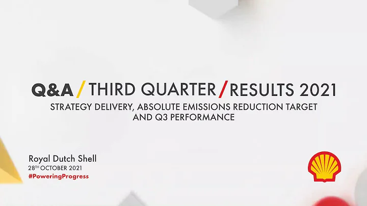 Shell's third quarter 2021 results Q&A webcast for media | Investor Relations
