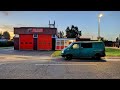 Stealth Camping Outside a Fire Station | VW T4 Camper