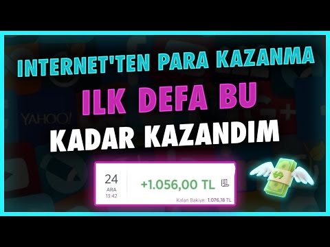 2 Saatte 1.056₺ Kazandım! 🤑Mutlaka İzleyin! İnternetten Para Kazanma 2022