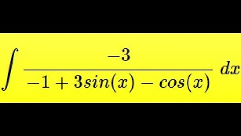 Weierstrass Substitution introduction