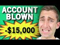 My WORST Account Blow Up Ever | 10 Step Recovery