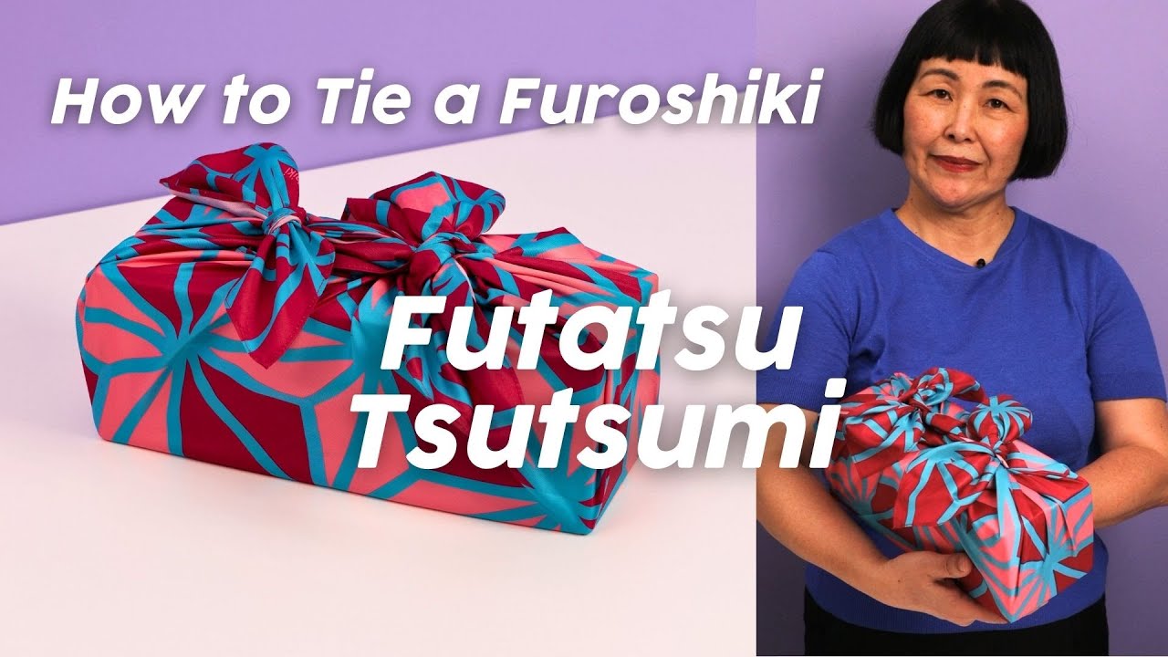 How to Tie a Furoshiki: Futatsu Tsutsumi | Keiko Furoshiki