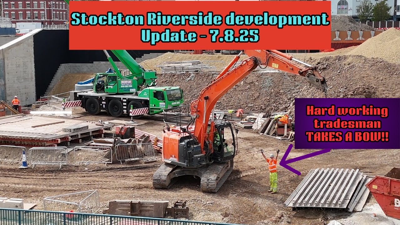 Stockton Riverside - Bowing tradie + lift & shift