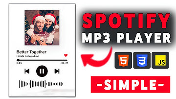 Build a Music Player with Visualizer 🎶 |  HTML, CSS & JavaScript
