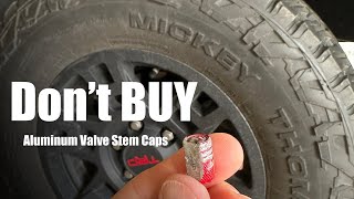 Stuck! Removing a Seized Aluminum Valve Stem Cap.