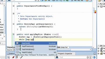 Programmatically iterating through rows in a view object