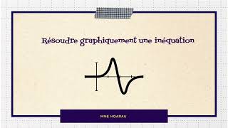 Résoudre Graphiquement Une Inéquation