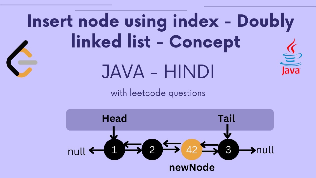 15. Trending Now: How to insert a node value using index in doubly ...