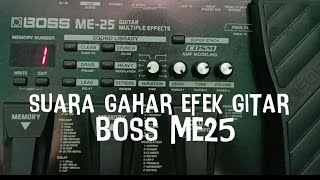 CARA SETTING EFEK GITAR BOSS ME25