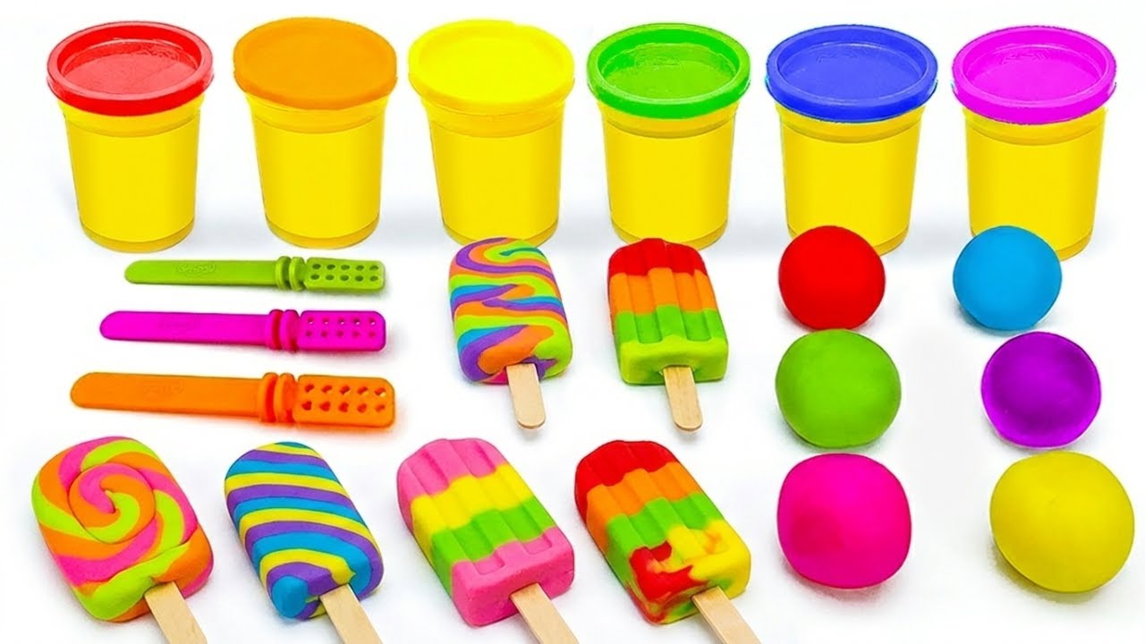 Colors and Shapes with Clay 🎨 Fun Puzzle for Preschool Kids