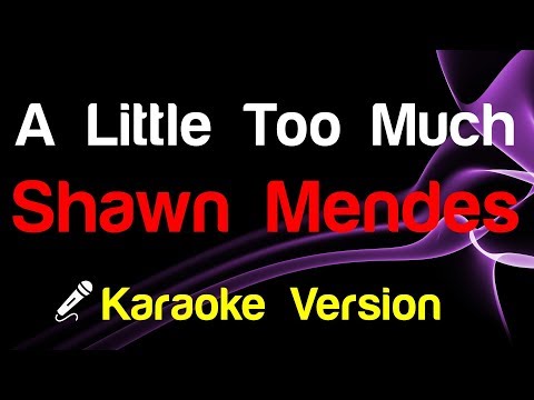 Video thumbnail for Shawn Mendes - A Little Too Much