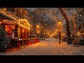 Street Coffee Ambience On A Snowy Day Relaxing Jazz Music For A Positive Mood Winter Jazz Music