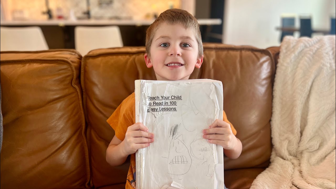 Mercer reads Lesson 💯 from Teach Your Child To Read in 100 Easy Lessons!! 🎉 