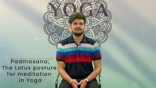 Padmasana;The Lotus posture for meditation in Yoga | Benefits | PMC English