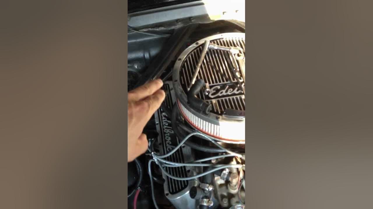 1966 MUSTANG INSTALL OF FAN SHROUD/ ELECTRIC PUSHER FAN AND INLINE